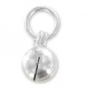 Sterling silver charm bell 5mm x1