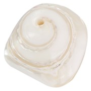 10x14mm Shell cone beads - Natural x4