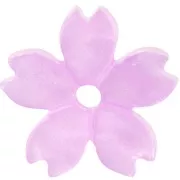 11mm acrylic flower - Lilac x1