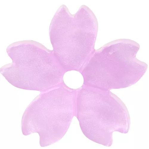 11mm acrylic flower - Lilac x1
