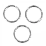 Jumprings open 12x1mm 304 Stainless steel x10