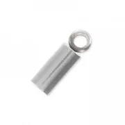 Cylindrical ferrules for 1.5 mm cord - 304 stainless steel x4