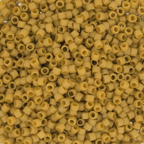 1.6mm Toho Aiko 11/0 - TA011623F - Opaque Yellow Gold Rainbow Mat x4g