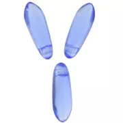 Dagues en verre 3x11 mm Sapphire x50