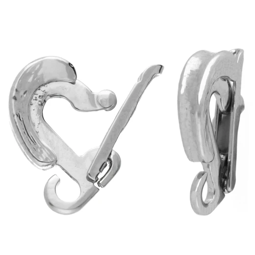 Pendant clip 13 mm - White bronze x1