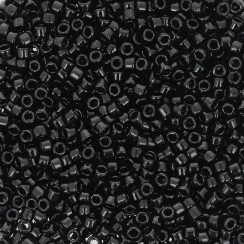 1.6mm Toho Aiko 11/0 - TA0149 - Opaque Jet x4g