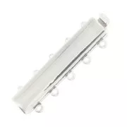 5 strands rhodium clasp 9x30mm