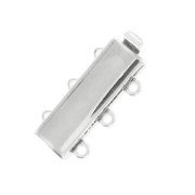 3 strands rhodium clasp 9x20mm|raw }}