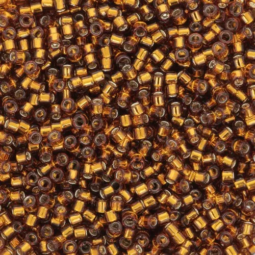 1.6mm Toho Aiko 11/0 - TA0134 - Transparent Silver Lined Smokey Topaz x4g