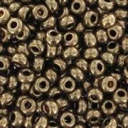 Preciosa 9/0 Seed Beads, 2.5 mm - Gold Bronze, 20 g