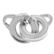 Handcuff clasp 18 mm - White Bronze x1