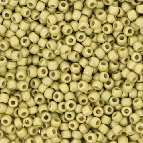 Toho seed beads 11/0 TO11RPF559F - PF Galvanized Yellow Gold Frosted x8g