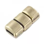 Magnetic clasp for cords 5mm Bronze tone