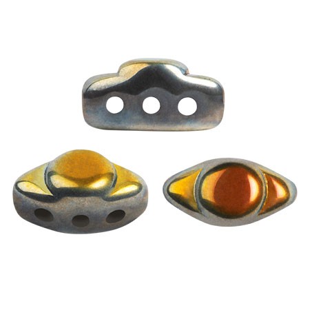 4x8mm Volos® glass beads by Puca® - Full Marea x10g