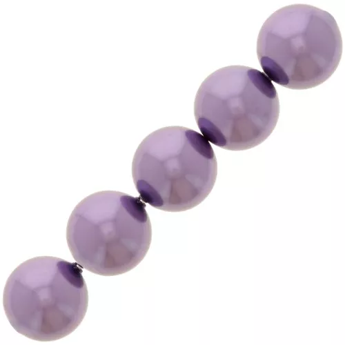 8mm PureCrystal 5810 Pearls - Crystal Light Amethyst Pearl x5