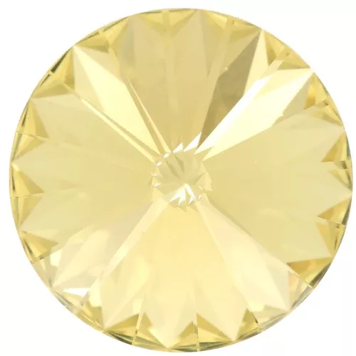 14mm PureCrystal 1122 Rivoli Cabochon - Reinvented Dark Jonquil x1