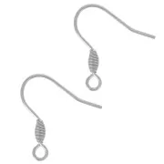 21mm 304L stainless steel earwires with open ring x50