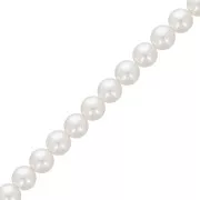 6mm Aurora 5810 Pearls - Crystal White Pearl x29cm