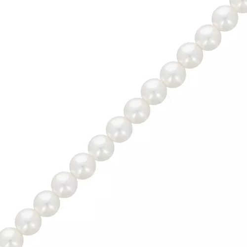 5mm Aurora 5810 Pearl beads - Crystal White Pearl x49cm