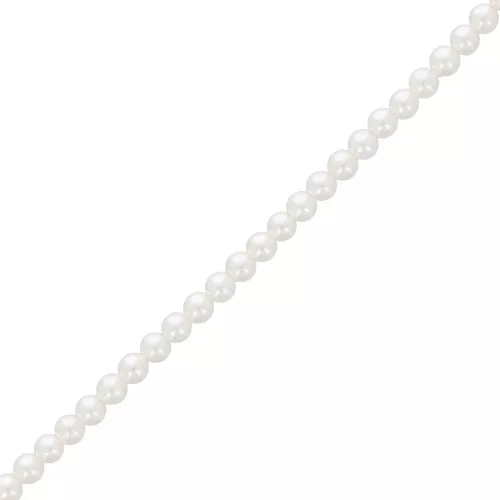 4mm Aurora 5810 Pearls - Crystal White Pearl x41cm