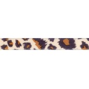 9mm Velvet ribbon - Leopard x1m