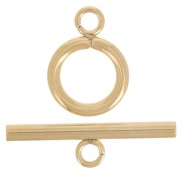 12mm 304L stainless steel T clasp for bracelet or necklace - Gold x10|raw }}