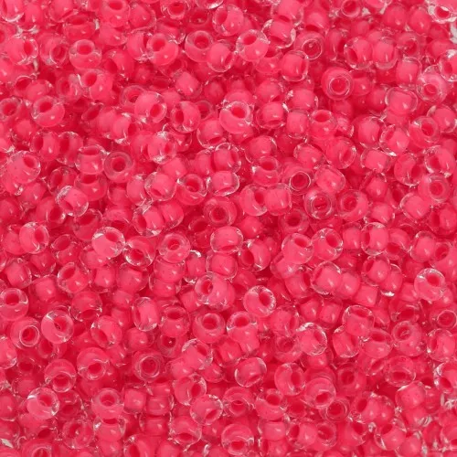 Preciosa Seed Beads 11/0 2 mm - Terra Intensive - Red Lined x20g