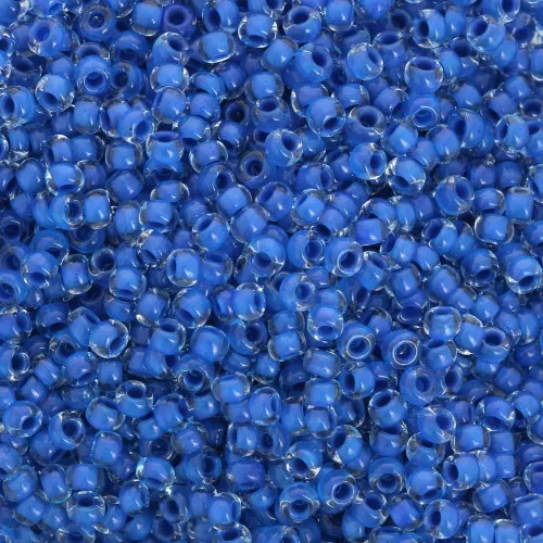 Preciosa Seed Beads 11/0 2 mm - Terra Intensive - Blue Lined x20g