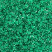 Preciosa Seed beads 11/0 2 mm - Terra Intensive - Sea Green Lined x20g