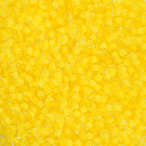 Preciosa Seed Beads 11/0 2 mm - Terra Intensive - Yellow Lined x20g