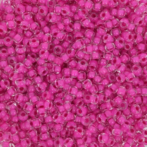 Preciosa Seed Beads 11/0 2 mm - Terra Intensive - Magenta Lined x20g
