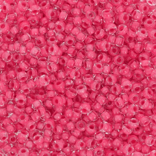 Preciosa Seed beads 11/0 2 mm - Terra Intensive - Pink Lined x20g
