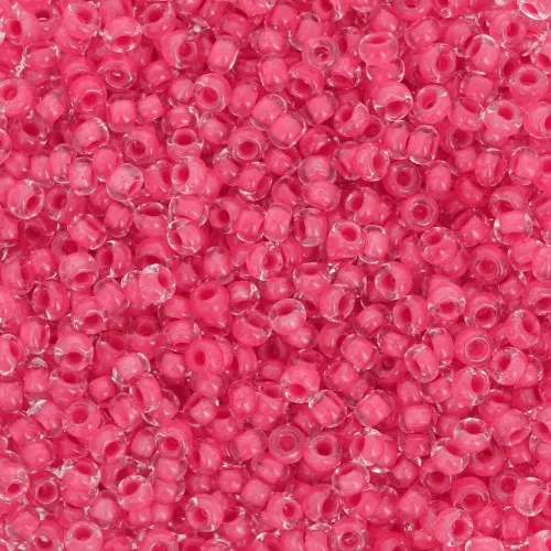 Preciosa Seed Beads 11/0 2 mm - Terra Intensive - Pink Lined x20g