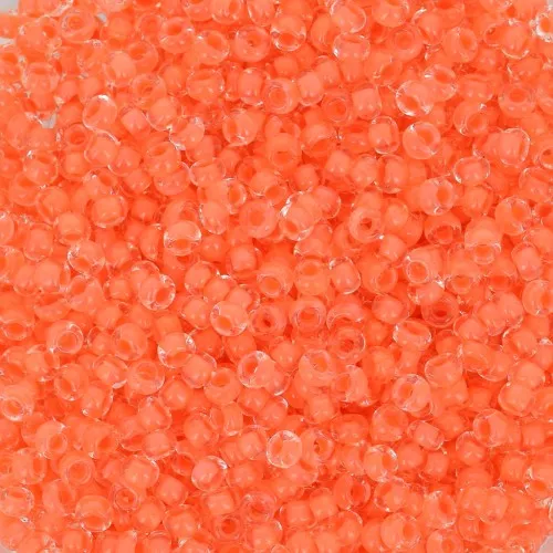 Preciosa Seed Beads 11/0 2 mm - Terra Intensive - Orange Lined x20g