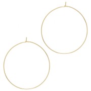 Créoles to decorate 40 mm - Gold x20|raw }}