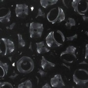 Matubo 7/0 Seed Beads - 3.5 mm Jet x 10 g