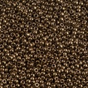 Miyuki 15/0 Seed beads 457 - Dark Bronze Metallic x8g