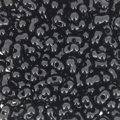 4.5x2.5mm Miyuki Berry Beads - BB-401 - Opaque Black x10g