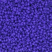 Miyuki seed beads 15/0 414F - Opaque Cobalt Mat x8g|raw }}