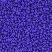 Miyuki seed beads 15/0 414F - Opaque Cobalt Mat x8g