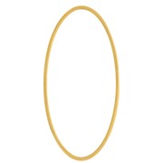 40x20 mm 304 stainless steel oval link connector - Gold x1