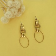 40x20 mm 304 stainless steel oval link connector - Gold x1