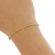 2mm 304 stainless steel Ball link chain - Gold x1m