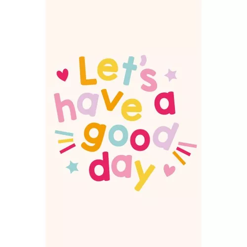 Jewellery cards - Thank you cards - Let's have a good day -Multicolore x10