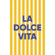 striped - Cartes à bijoux - cartes de remerciements - La Dolce Vita - Ocre - Bleu nuit x10 Cartes à bijoux - cartes de remerciements - La Dolce Vita - Ocre - Bleu nuit x10