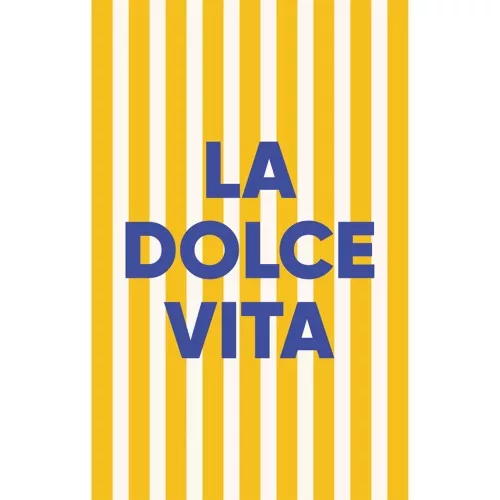 Jewellery cards - Thank you cards - La Dolce Vita - Ocre - Bleu nuit x10