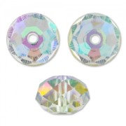 PureCrystal 5040 Flat round 6mm Crystal Paradise Shine