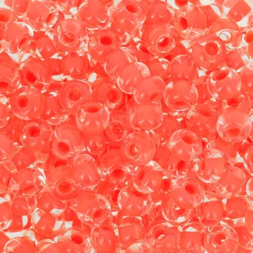 Preciosa Seed Beads 6/0 4 mm - Terra Intensive - Orange Lined x20g