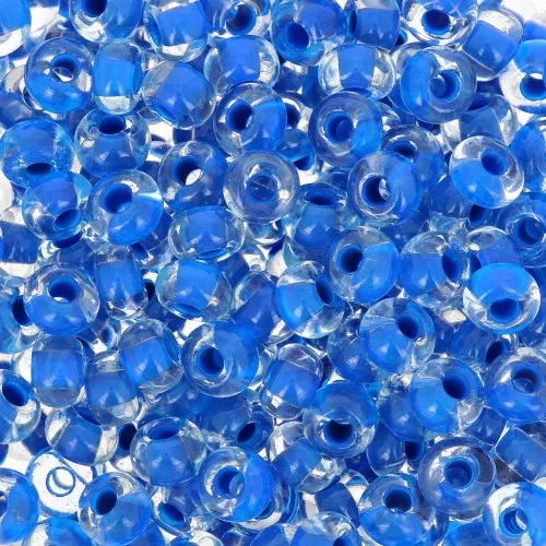 Preciosa Seed Beads 6/0 4 mm - Terra Intensive - Blue Lined x20g