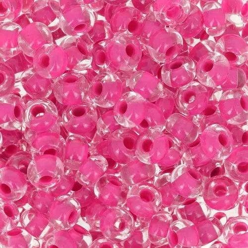 Preciosa Seed Beads 6/0 4 mm - Terra Intensive - Magenta Lined x20g